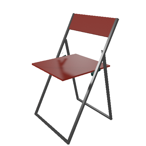 Blender 4-bar linkage chair