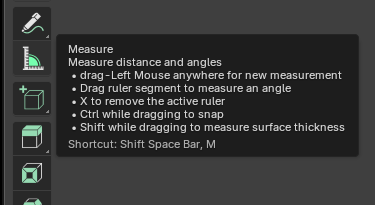 The Blender Measure Tool